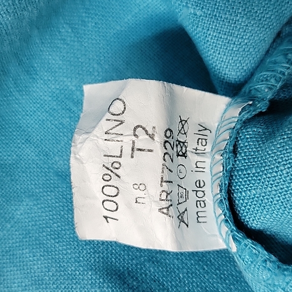 Tera bora made in Italy linen tunic top - Picture 9 of 14